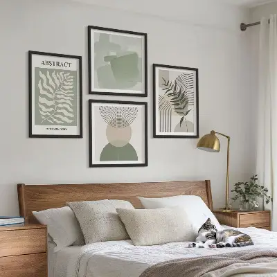 Wall art set Botanical boho abstractions