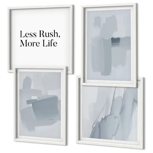 Wall art set Abstract watercolor compositions