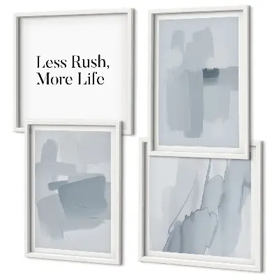 Wall art set Abstract watercolor compositions
