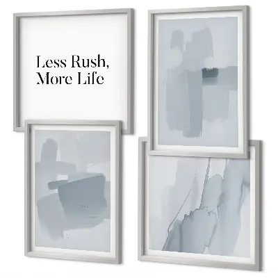 Wall art set Abstract watercolor compositions