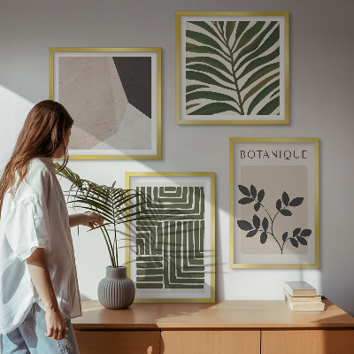 Multi-piece wall decor set Botanical boho compositions