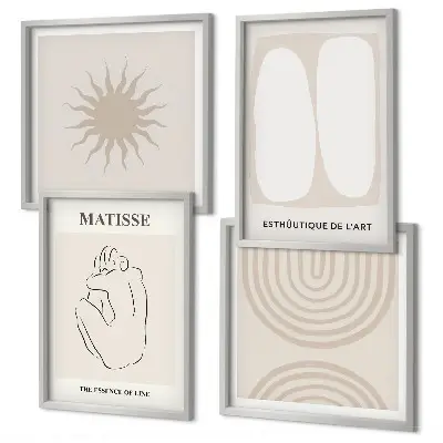 Multi-piece wall decor set Stylish minimalist lines