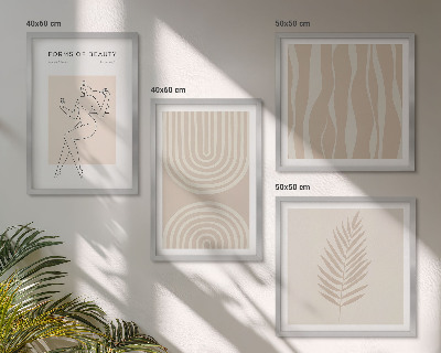 Multi-piece wall decor set Abstract boho decorations