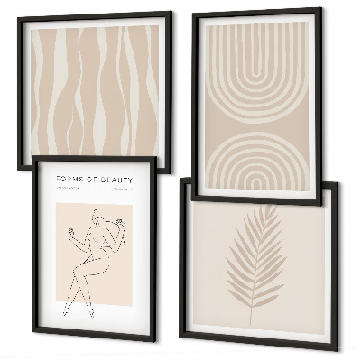 Multi-piece wall decor set Abstract boho decorations