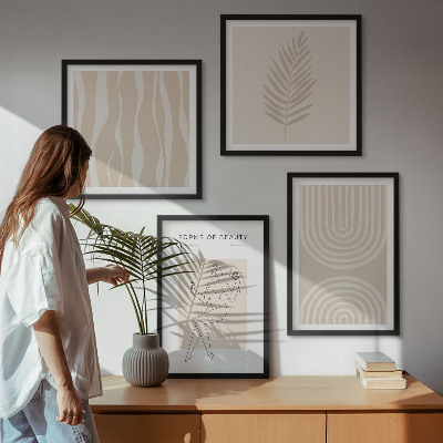 Multi-piece wall decor set Abstract boho decorations