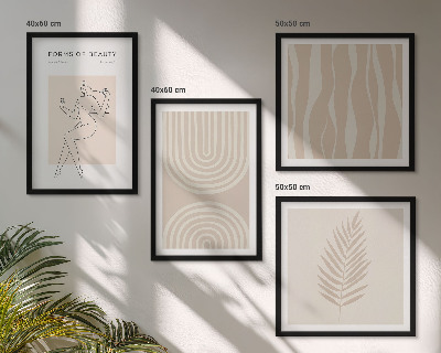 Multi-piece wall decor set Abstract boho decorations