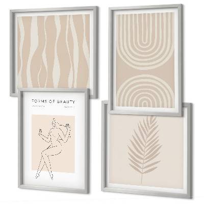Multi-piece wall decor set Abstract boho decorations