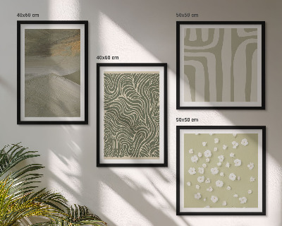 Multi-piece wall decor set Abstract boho patterns