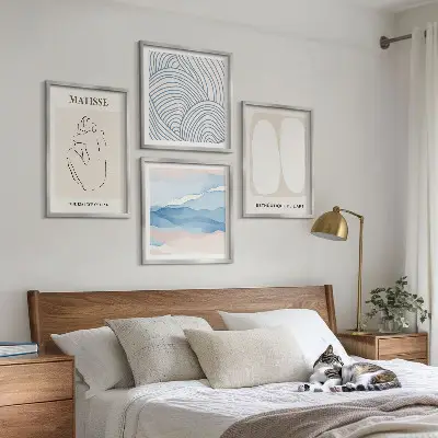 Set of 4 Matisse abstract art prints abstract forms wall art