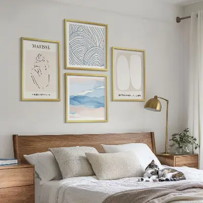 Set of 4 Matisse abstract art prints abstract forms wall art