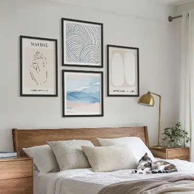 Set of 4 Matisse abstract art prints abstract forms wall art