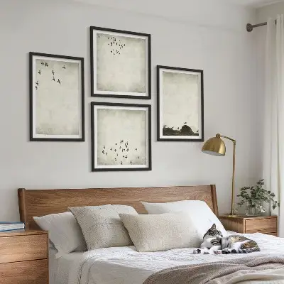 Multi-piece wall decor set Minimalist bird painting