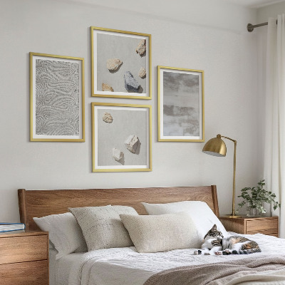 Wall art set Modern minimalist textures
