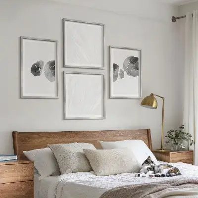 Multi-piece wall decor set Abstract art paint splashes