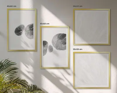 Multi-piece wall decor set Abstract art paint splashes