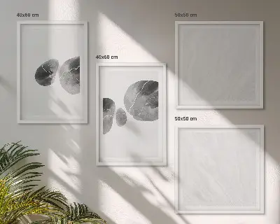 Multi-piece wall decor set Abstract art paint splashes