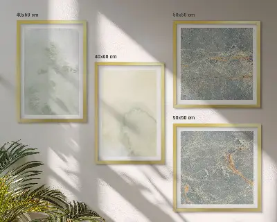 Pastel watercolor canvas wall art set set of 4 pieces