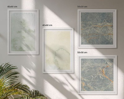 Set of 4 wall art pieces Pastel watercolor canvas paints