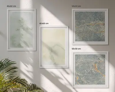 Pastel watercolor canvas wall art set set of 4 pieces