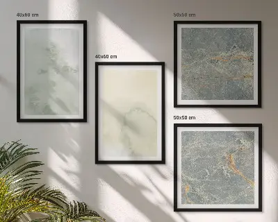 Pastel watercolor canvas wall art set set of 4 pieces