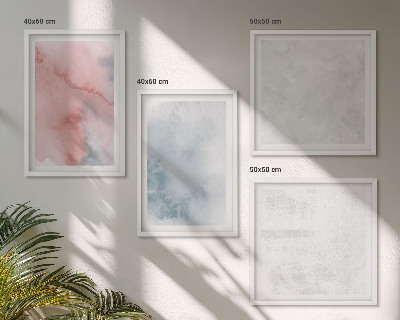 Set of 4 wall art pieces Pastel watercolor textures