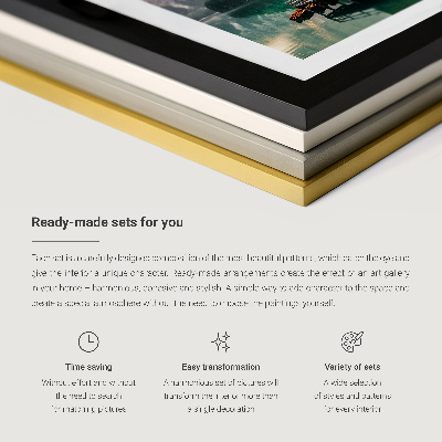 Wall art set Boho stones beach decorations