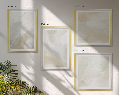 Multi-piece wall decor set Brush abstract paint canvas