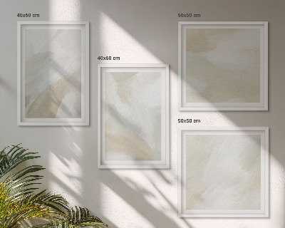 Multi-piece wall decor set Brush abstract paint canvas