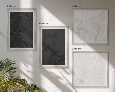 Multi-piece wall decor set Dark light glamorous marbles