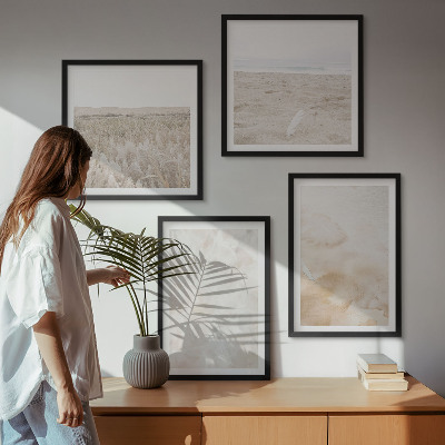 Multi-piece wall decor set Pastel fashionable textures