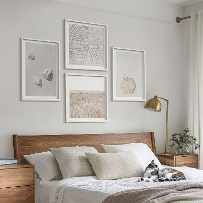 Multi-piece wall decor set Light boho sand textures