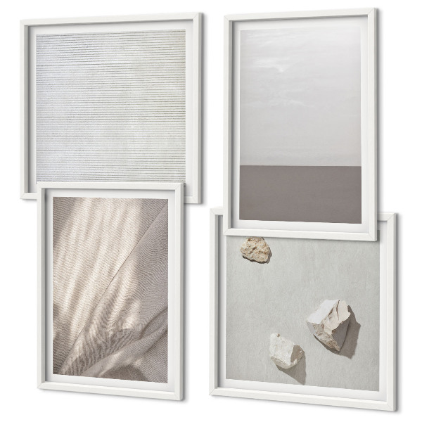 Multi-piece wall decor set Delicate boho textures of nature