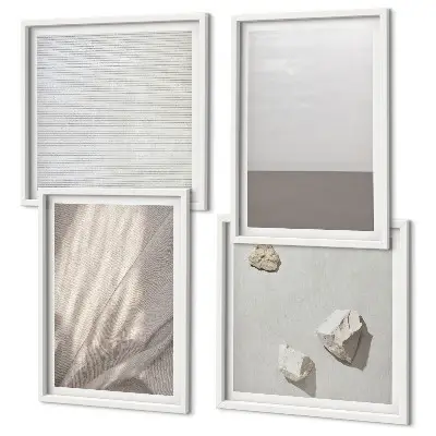 Multi-piece wall decor set delicate boho nature-inspired textures