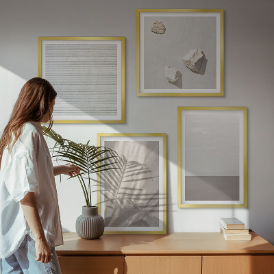 Multi-piece wall decor set Delicate boho textures of nature