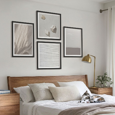 Multi-piece wall decor set Delicate boho textures of nature