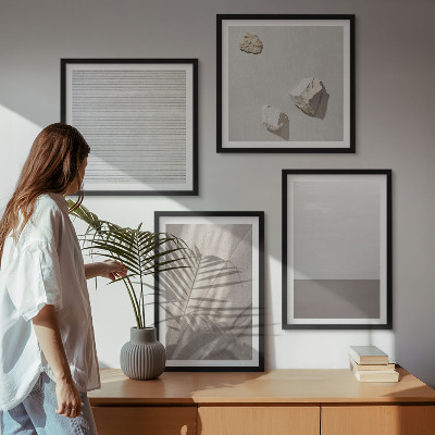 Multi-piece wall decor set Delicate boho textures of nature