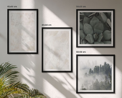 Wall art set Stone pastel marbles