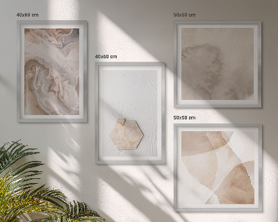 Wall art set Design abstract nature inspiration