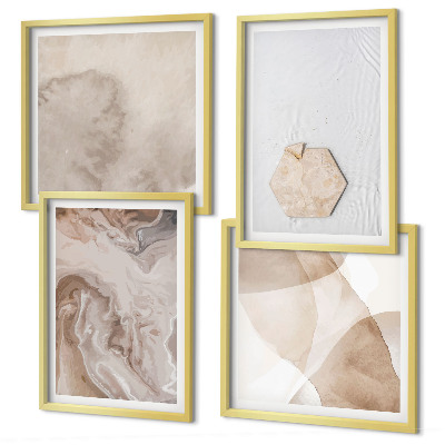Wall art set Design abstract nature inspiration