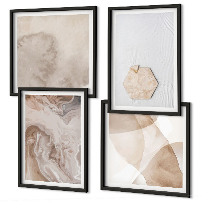 Wall art set Design abstract nature inspiration