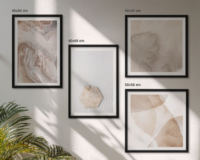 Wall art set Design abstract nature inspiration
