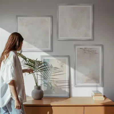 Watercolor painting wall art set of 4 pieces