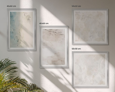 Set of 4 wall art pieces Watercolor painting texture