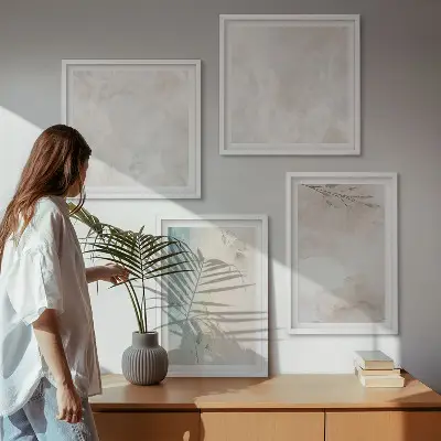 Watercolor painting wall art set of 4 pieces