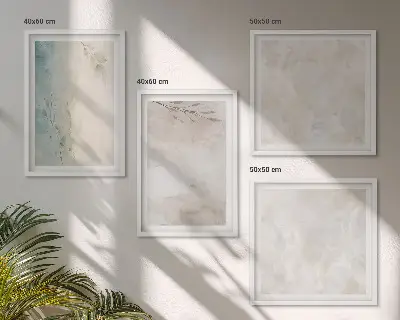 Watercolor painting wall art set of 4 pieces