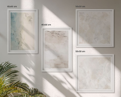 Set of 4 wall art pieces Watercolor painting texture