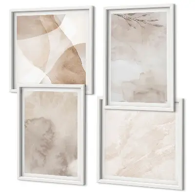 Boho watercolor texture wall art set boho watercolor textured wall art set