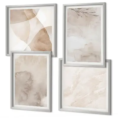 Boho watercolor texture wall art set boho watercolor textured wall art set