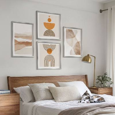 Multi-piece wall decor set Structures shades minimalism