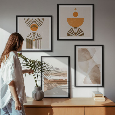 Multi-piece wall decor set Structures shades minimalism